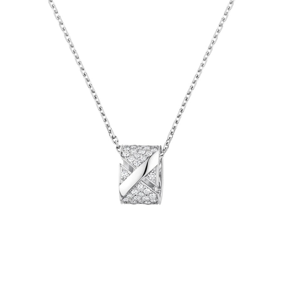 [⭐Reverie Jewels]LIENS EVIDENCE DIAMOND PAVED NECKLACE