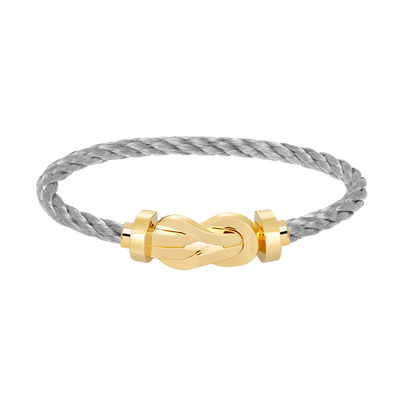 [⭐Reverie Jewels]CHANCE LARGE 8 FIGURE BUCKLE NO DIAMOND BRACELET GOLD