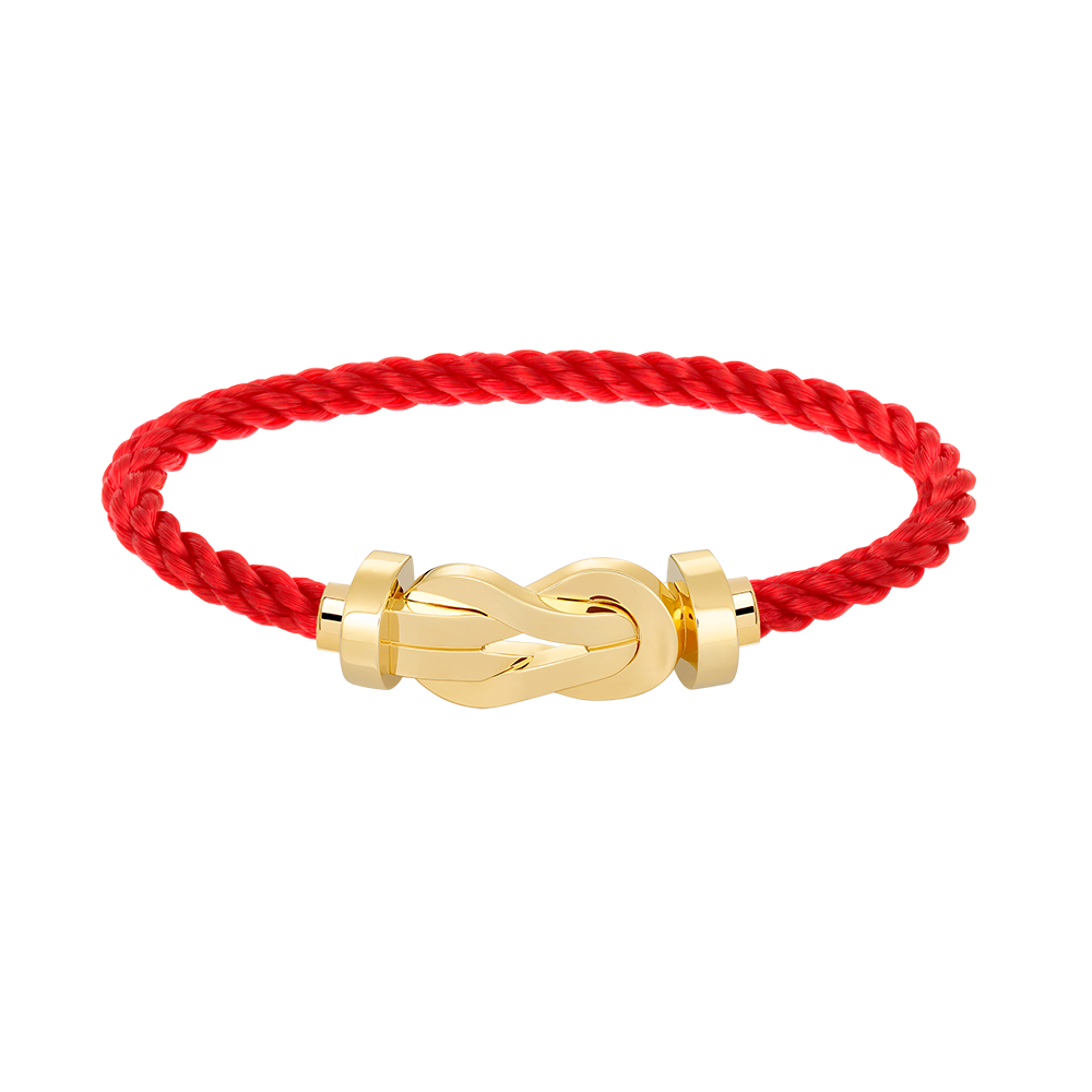 [⭐Reverie Jewels]CHANCE LARGE 8 FIGURE BUCKLE NO DIAMOND BRACELET GOLD