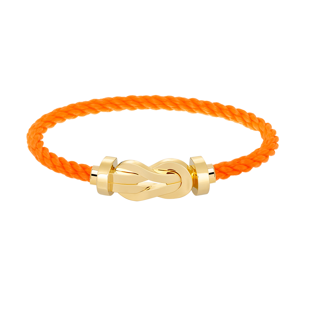 [⭐Reverie Jewels]CHANCE LARGE 8 FIGURE BUCKLE NO DIAMOND BRACELET GOLD