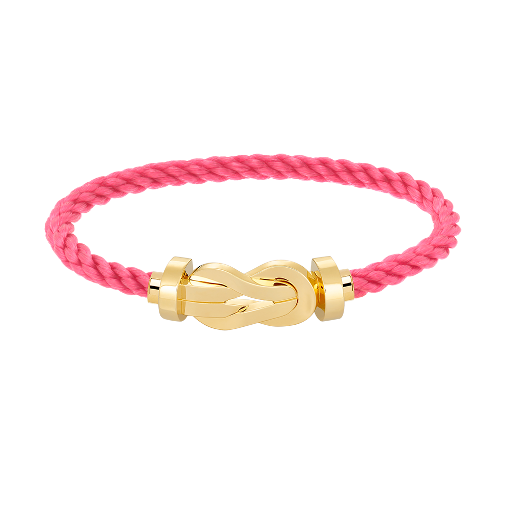 [⭐Reverie Jewels]CHANCE LARGE 8 FIGURE BUCKLE NO DIAMOND BRACELET GOLD