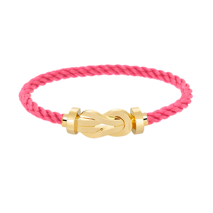 [⭐Reverie Jewels]CHANCE LARGE 8 FIGURE BUCKLE NO DIAMOND BRACELET GOLD