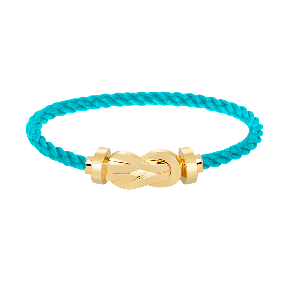 [⭐Reverie Jewels]CHANCE LARGE 8 FIGURE BUCKLE NO DIAMOND BRACELET GOLD