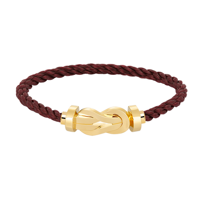 [⭐Reverie Jewels]CHANCE LARGE 8 FIGURE BUCKLE NO DIAMOND BRACELET GOLD