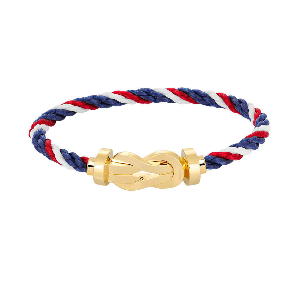 [⭐Reverie Jewels]CHANCE LARGE 8 FIGURE BUCKLE NO DIAMOND BRACELET GOLD