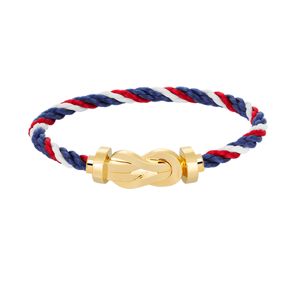 [⭐Reverie Jewels]CHANCE LARGE 8 FIGURE BUCKLE NO DIAMOND BRACELET GOLD