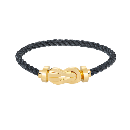 [⭐Reverie Jewels]CHANCE LARGE 8 FIGURE BUCKLE NO DIAMOND BRACELET GOLD