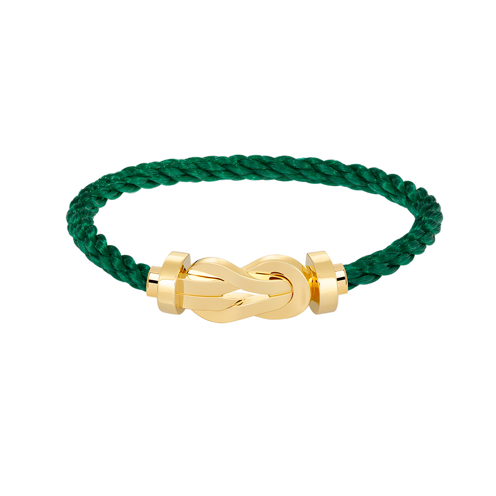 [⭐Reverie Jewels]CHANCE LARGE 8 FIGURE BUCKLE NO DIAMOND BRACELET GOLD