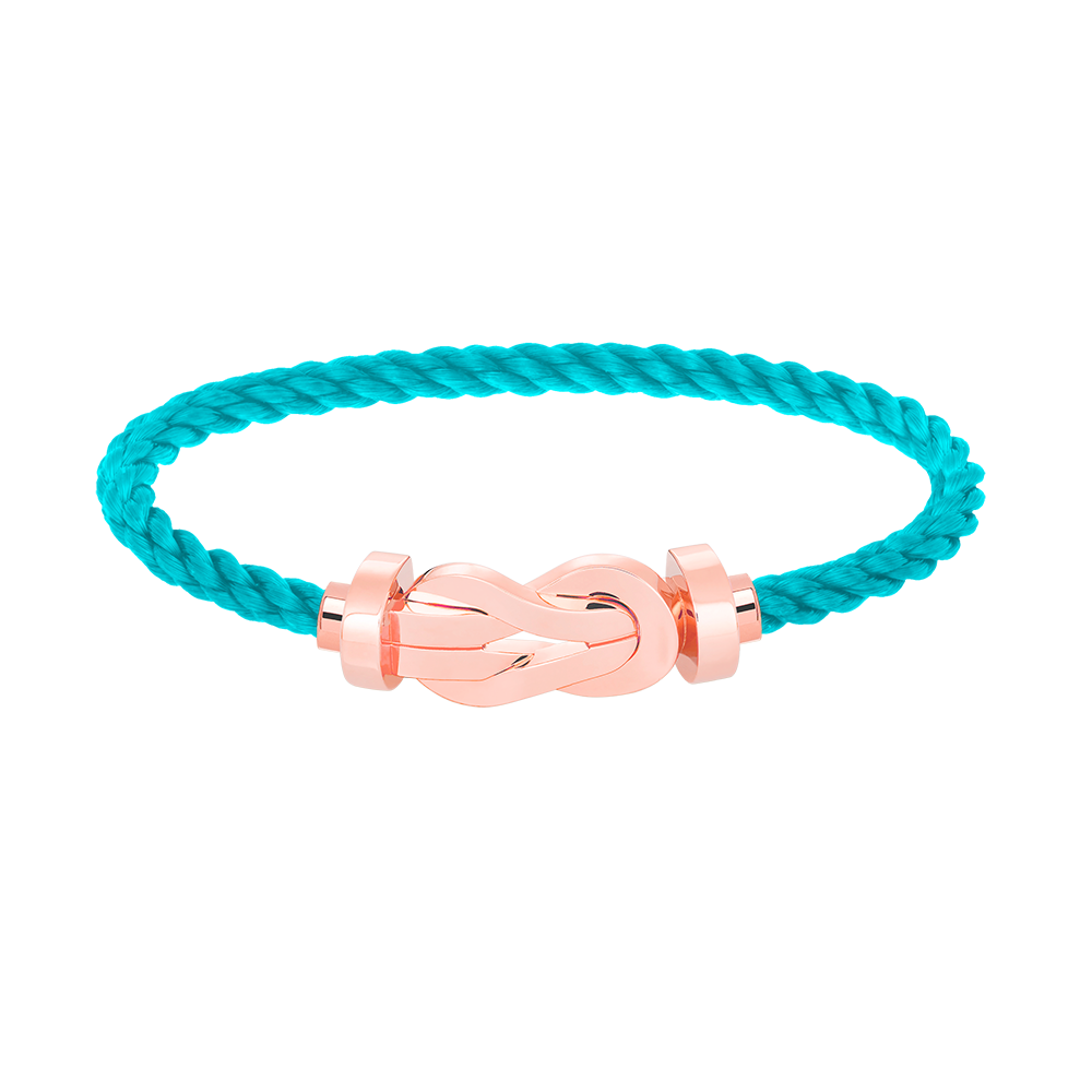 [⭐Reverie Jewels]CHANCE LARGE 8 FIGURE BUCKLE NO DIAMOND BRACELET ROSE GOLD
