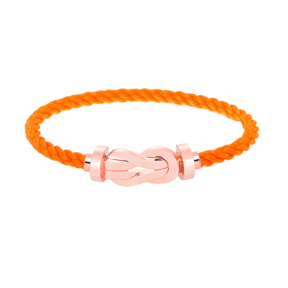 [⭐Reverie Jewels]CHANCE LARGE 8 FIGURE BUCKLE NO DIAMOND BRACELET ROSE GOLD