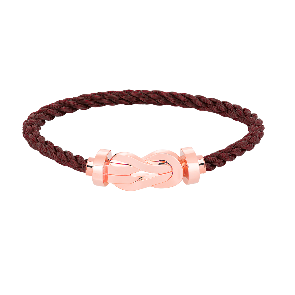 [⭐Reverie Jewels]CHANCE LARGE 8 FIGURE BUCKLE NO DIAMOND BRACELET ROSE GOLD