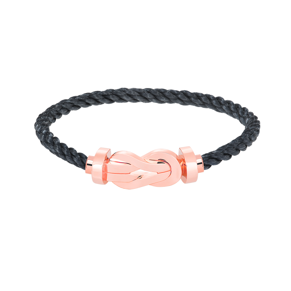 [⭐Reverie Jewels]CHANCE LARGE 8 FIGURE BUCKLE NO DIAMOND BRACELET ROSE GOLD