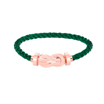 [⭐Reverie Jewels]CHANCE LARGE 8 FIGURE BUCKLE NO DIAMOND BRACELET ROSE GOLD