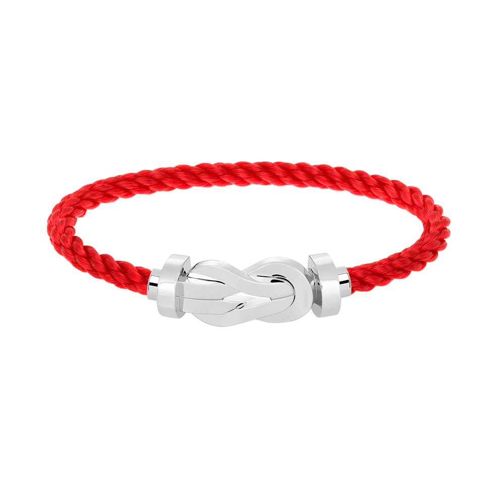 [⭐Reverie Jewels]CHANCE LARGE 8 FIGURE BUCKLE NO DIAMOND BRACELET SILVER