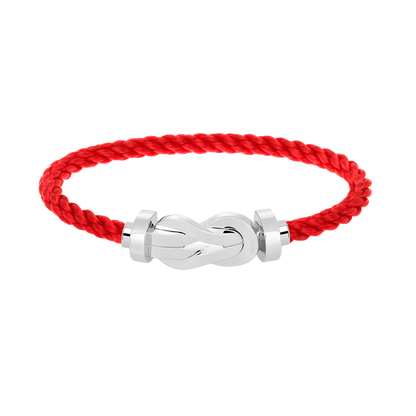 [⭐Reverie Jewels]CHANCE LARGE 8 FIGURE BUCKLE NO DIAMOND BRACELET SILVER