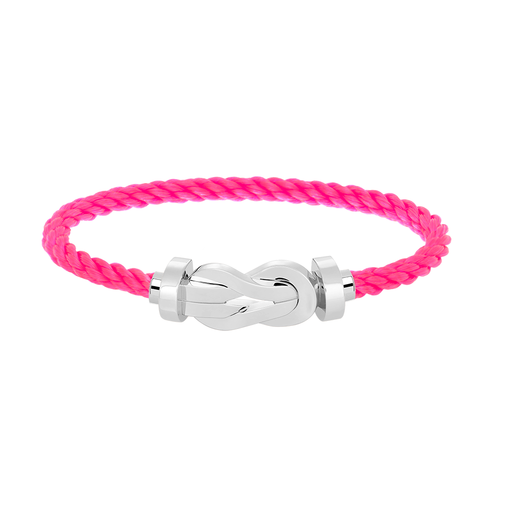 [⭐Reverie Jewels]CHANCE LARGE 8 FIGURE BUCKLE NO DIAMOND BRACELET SILVER