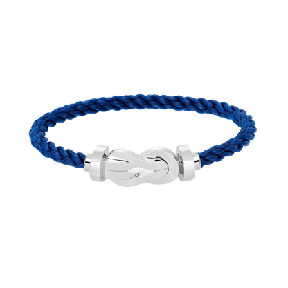 [⭐Reverie Jewels]CHANCE LARGE 8 FIGURE BUCKLE NO DIAMOND BRACELET SILVER