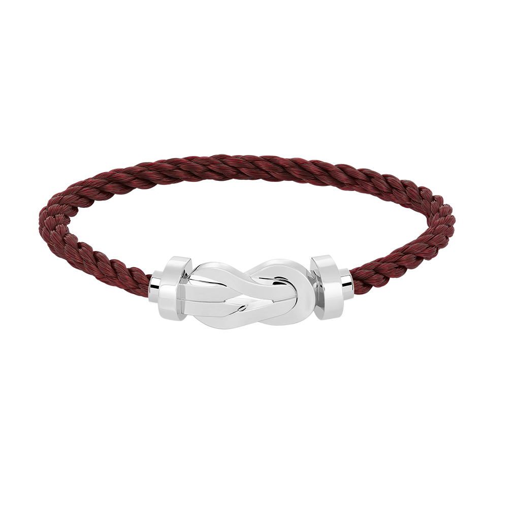 [⭐Reverie Jewels]CHANCE LARGE 8 FIGURE BUCKLE NO DIAMOND BRACELET SILVER