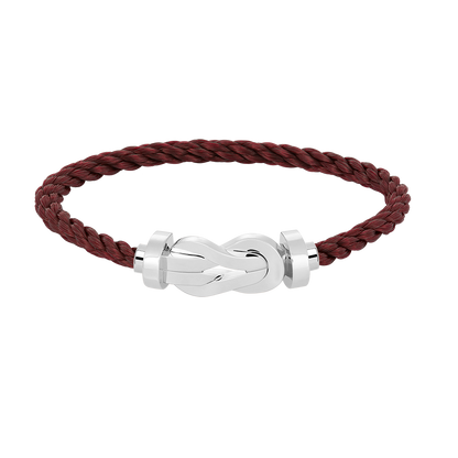 [⭐Reverie Jewels]CHANCE LARGE 8 FIGURE BUCKLE NO DIAMOND BRACELET SILVER