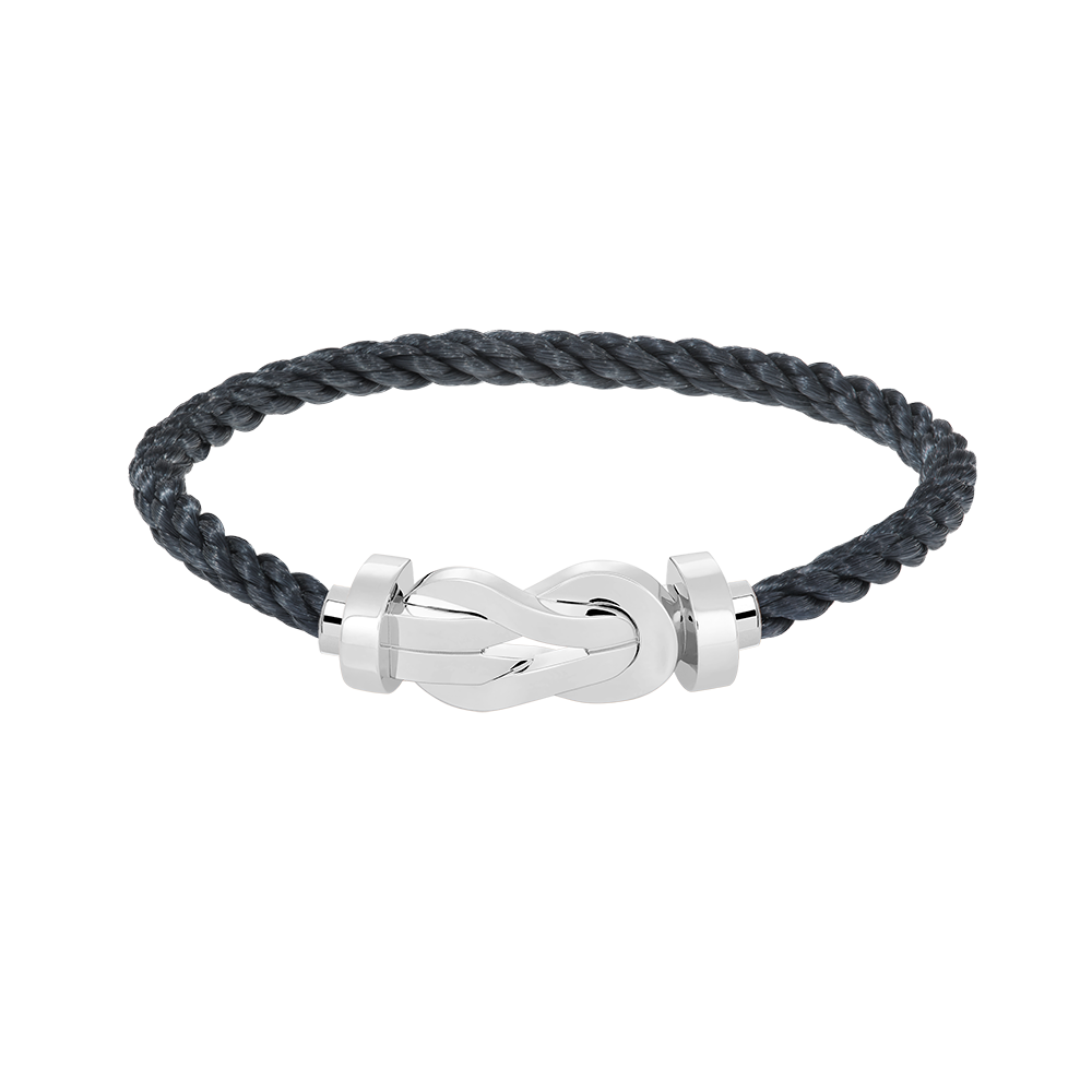 [⭐Reverie Jewels]CHANCE LARGE 8 FIGURE BUCKLE NO DIAMOND BRACELET SILVER