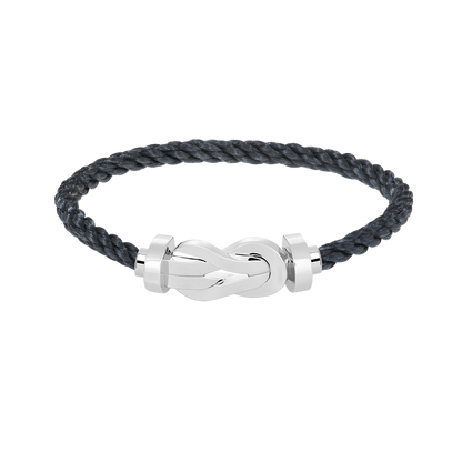 [⭐Reverie Jewels]CHANCE LARGE 8 FIGURE BUCKLE NO DIAMOND BRACELET SILVER