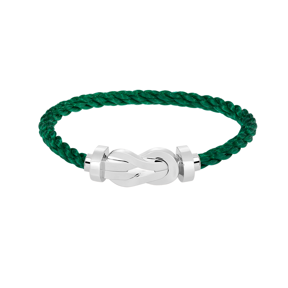 [⭐Reverie Jewels]CHANCE LARGE 8 FIGURE BUCKLE NO DIAMOND BRACELET SILVER