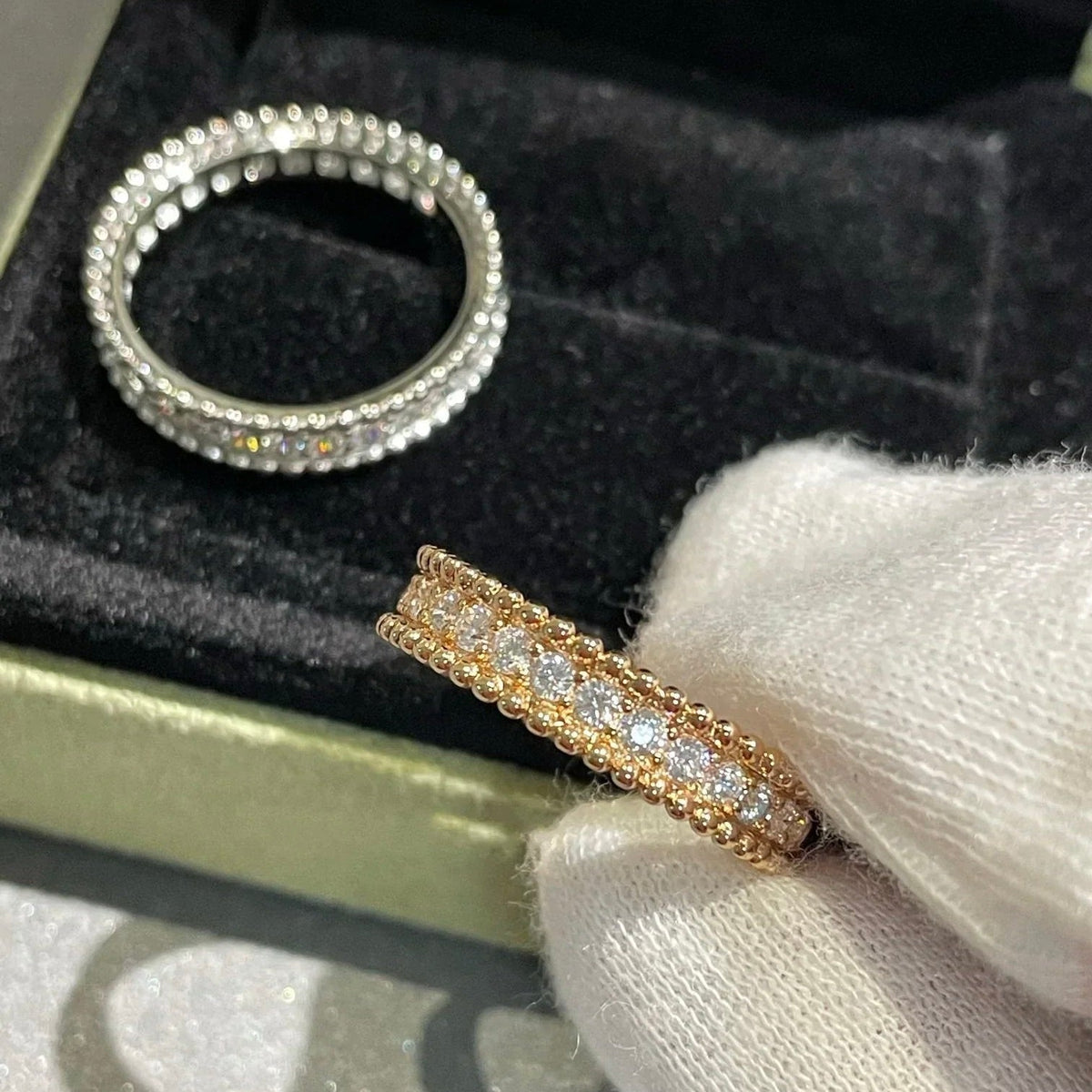 [⭐Reverie Jewels]PERLEE DIAMOND SILVER RING