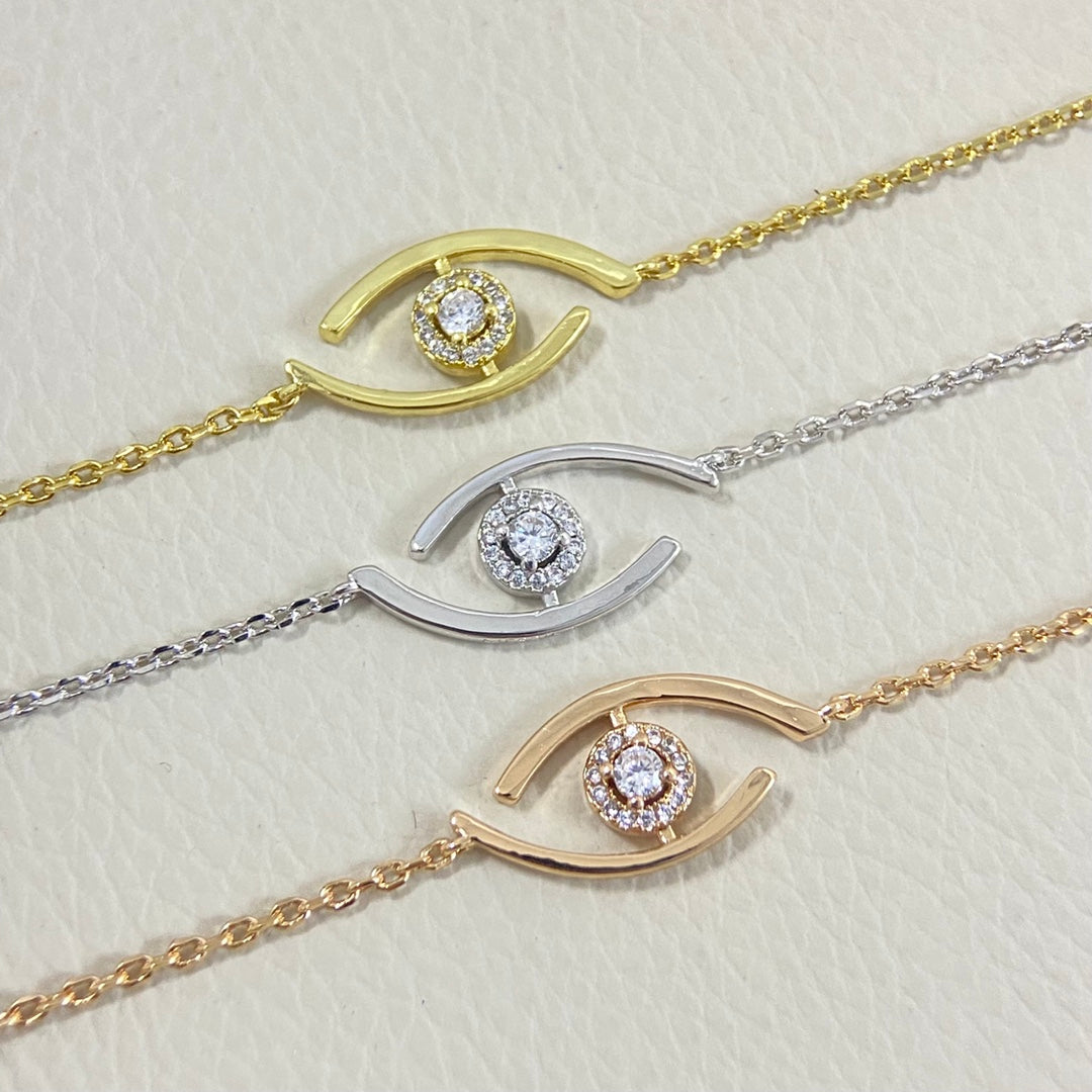[⭐Reverie Jewels]Demo Eye Pave-Set Diamond Bracelet