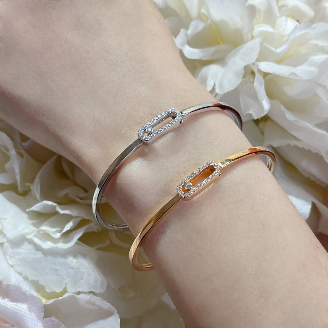 [⭐Reverie Jewels]Move Uno pavé flex bangle medium