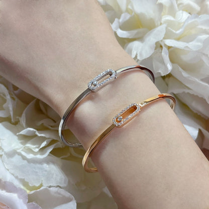 [⭐Reverie Jewels]Move Uno pavé flex bangle medium