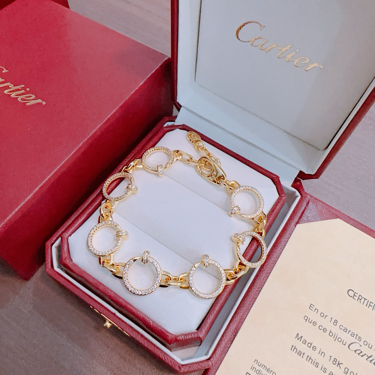 [⭐Reverie Jewels Jewelry] LOVE&JUSTE BRACELET DIAMONDS