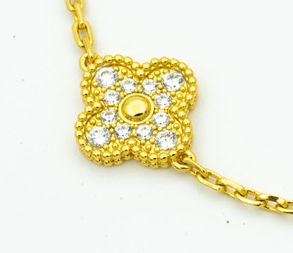 [⭐Reverie Jewels] CLOVER 5 MOTIF LASER BRACELET COLLECTION