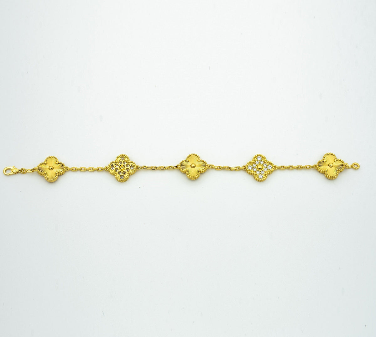 [⭐Reverie Jewels] CLOVER 5 MOTIF LASER BRACELET COLLECTION
