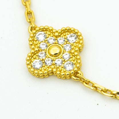 [⭐Reverie Jewels] CLOVER 5 MOTIF LASER BRACELET COLLECTION