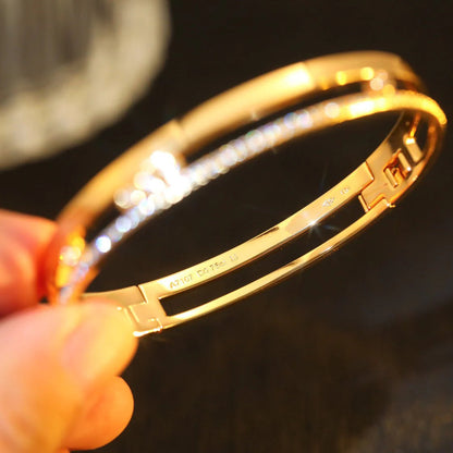 [⭐Reverie Jewels]Move Romane Diamond Bangle Bracelet
