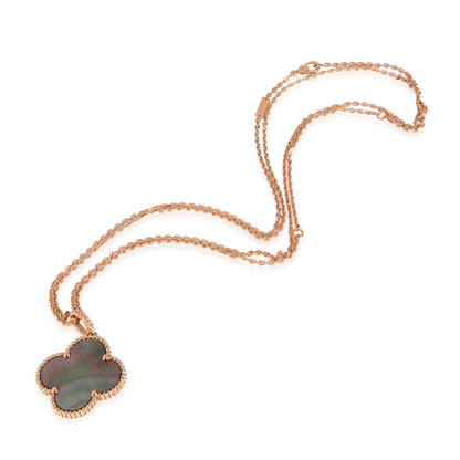 [⭐Reverie Jewels]CLOVER 25MM GOLD DARK MOP BIG CLOVER NECKLACE
