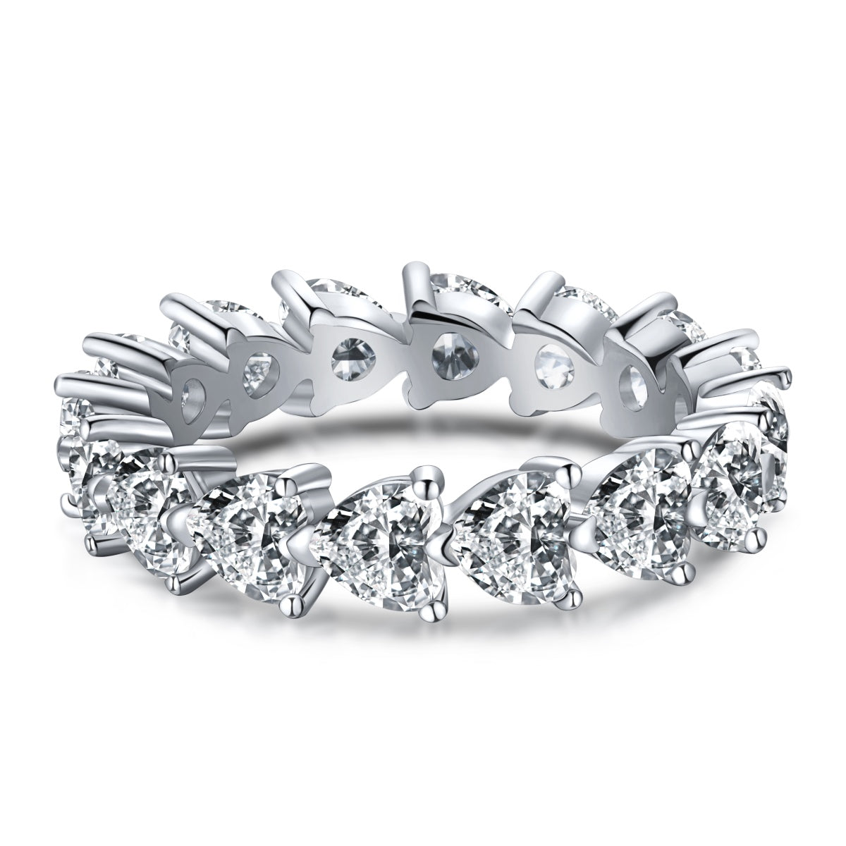 [Reverie Jewels]0.25 Carat Radiant Romance Heart Cut Lover Ring