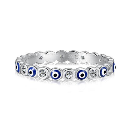 [Reverie Jewels]Sparkling Vibrant Round Shape Daily Ring