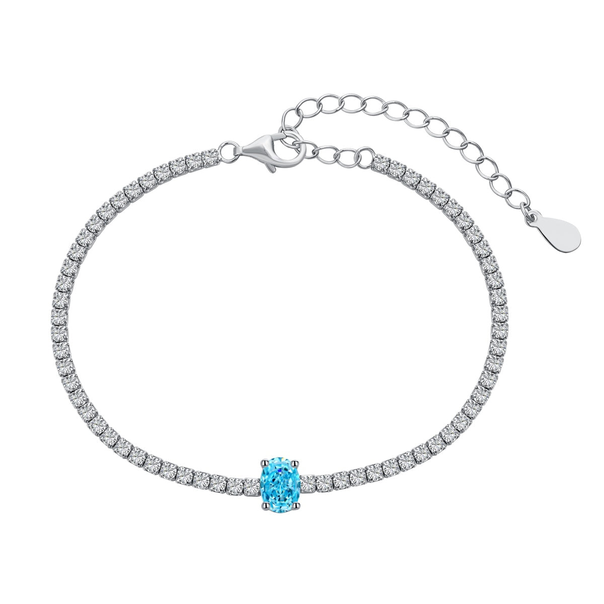 [Reverie Jewels]0.75 Carat Exquisite Oval Cut Daily Bracelet