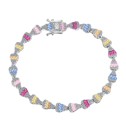 [Reverie Jewels]Radiant Water Drop Shape Daily Bracelet