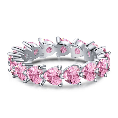 [Reverie Jewels]0.25 Carat Radiant Romance Heart Cut Lover Ring