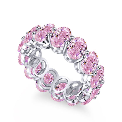 [Reverie Jewels]Dainty Elongated Cushion Cut Tennis Ring