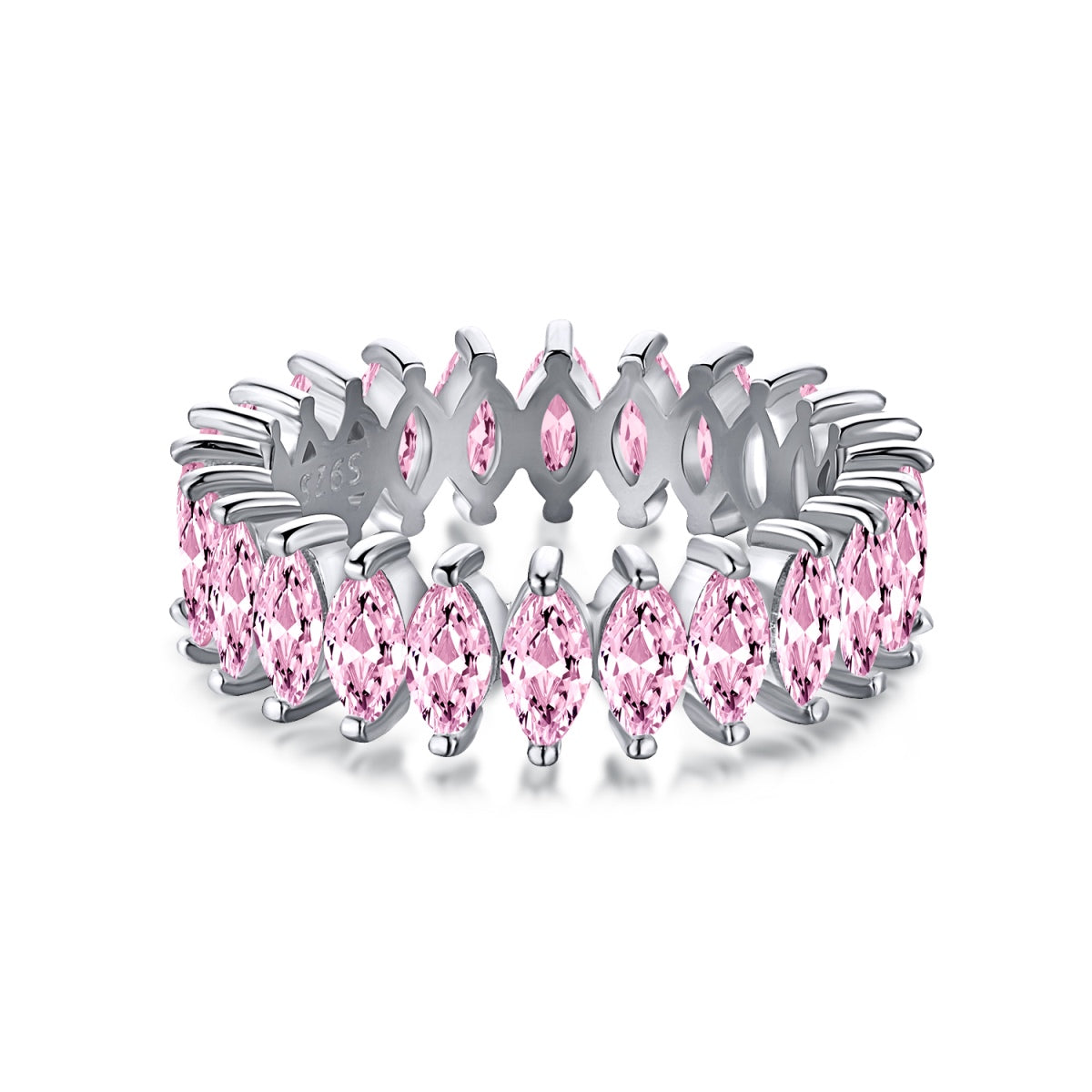 [Reverie Jewels]Gorgeous Marquise Cut Tennis Ring