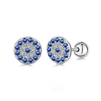 [Reverie Jewels]Devil's Eye Ear Bone Nail Earrings