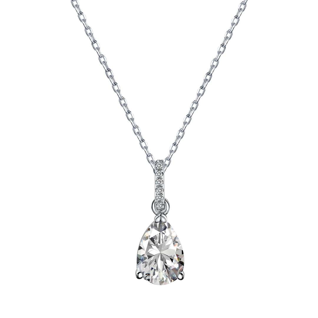 [Reverie Jewels]Delicate Water Drop Shape Fashion Necklace