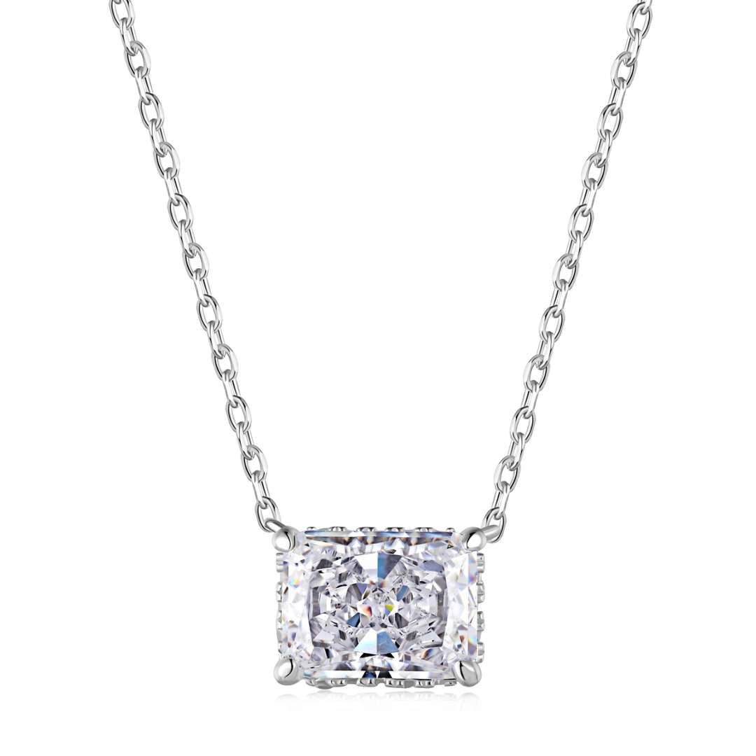 [Reverie Jewels]Luxurious Square Shape Colorful Necalack