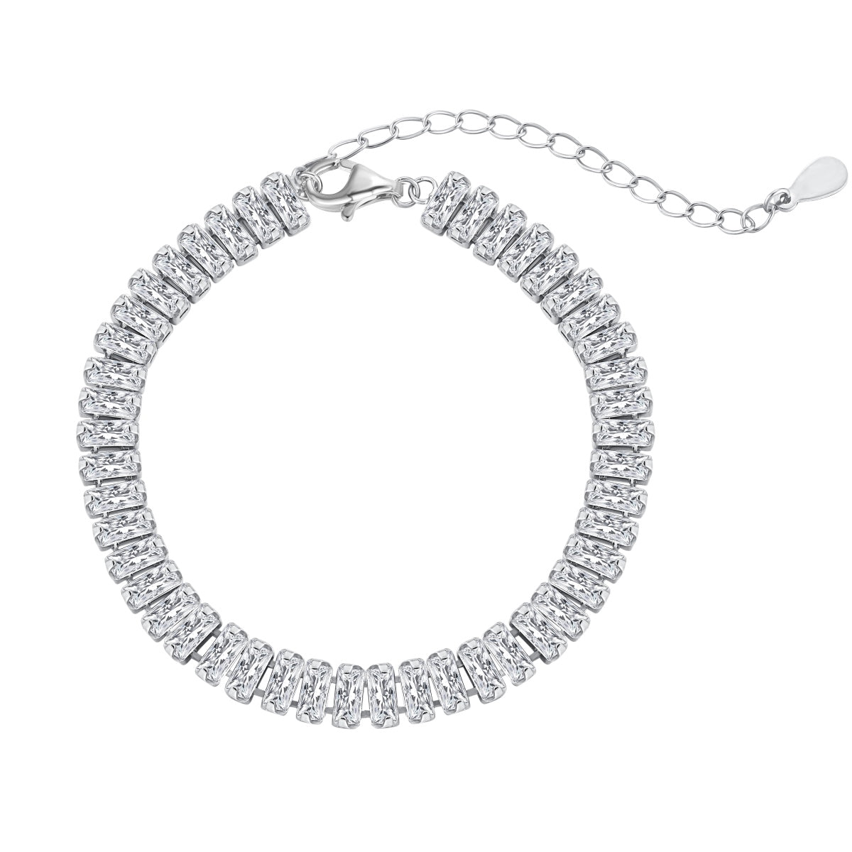 [Reverie Jewels]Exquisite Emerald Cut Daily Bracelet