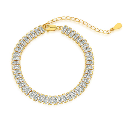 [Reverie Jewels]Exquisite Emerald Cut Daily Bracelet