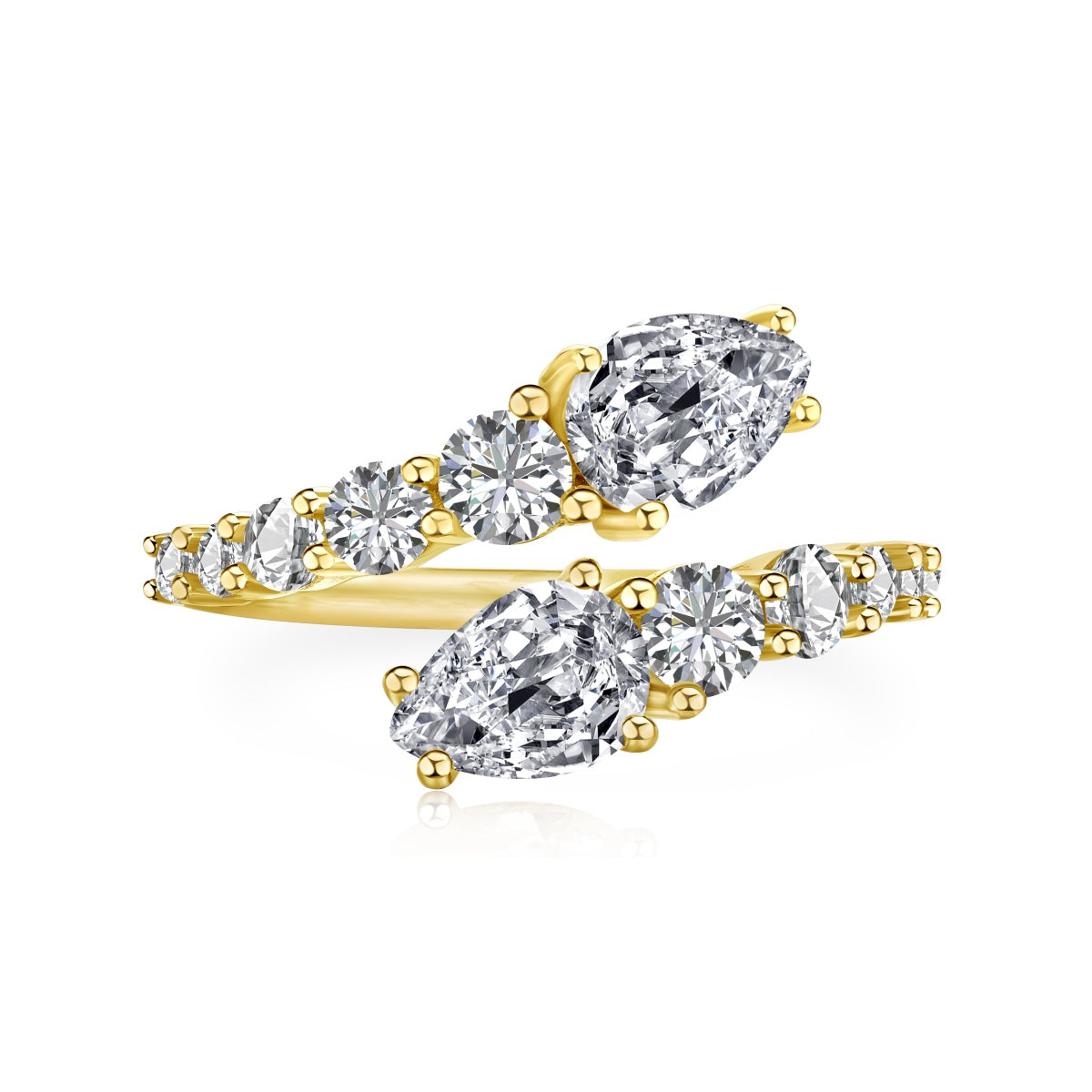 [Reverie Jewels]Delicate Lively Snake Shape Daily Ring