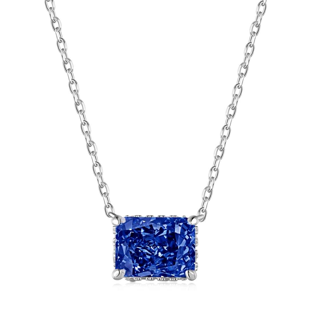 [Reverie Jewels]Luxurious Square Shape Colorful Necalack